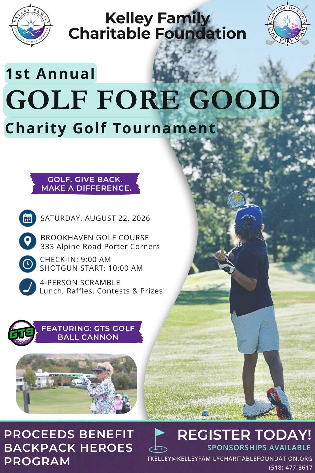 Golf Fore Good Charity Golf Tournament