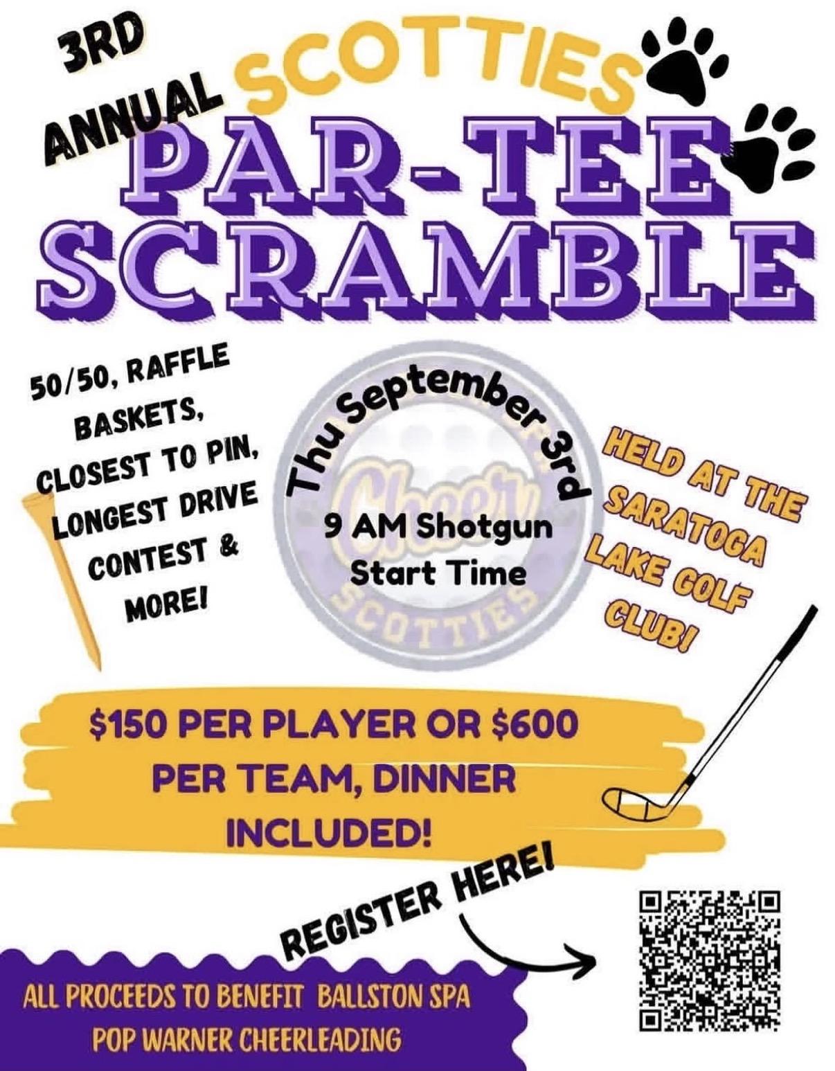 3rd Annual Scotties Par-Tee Scramble