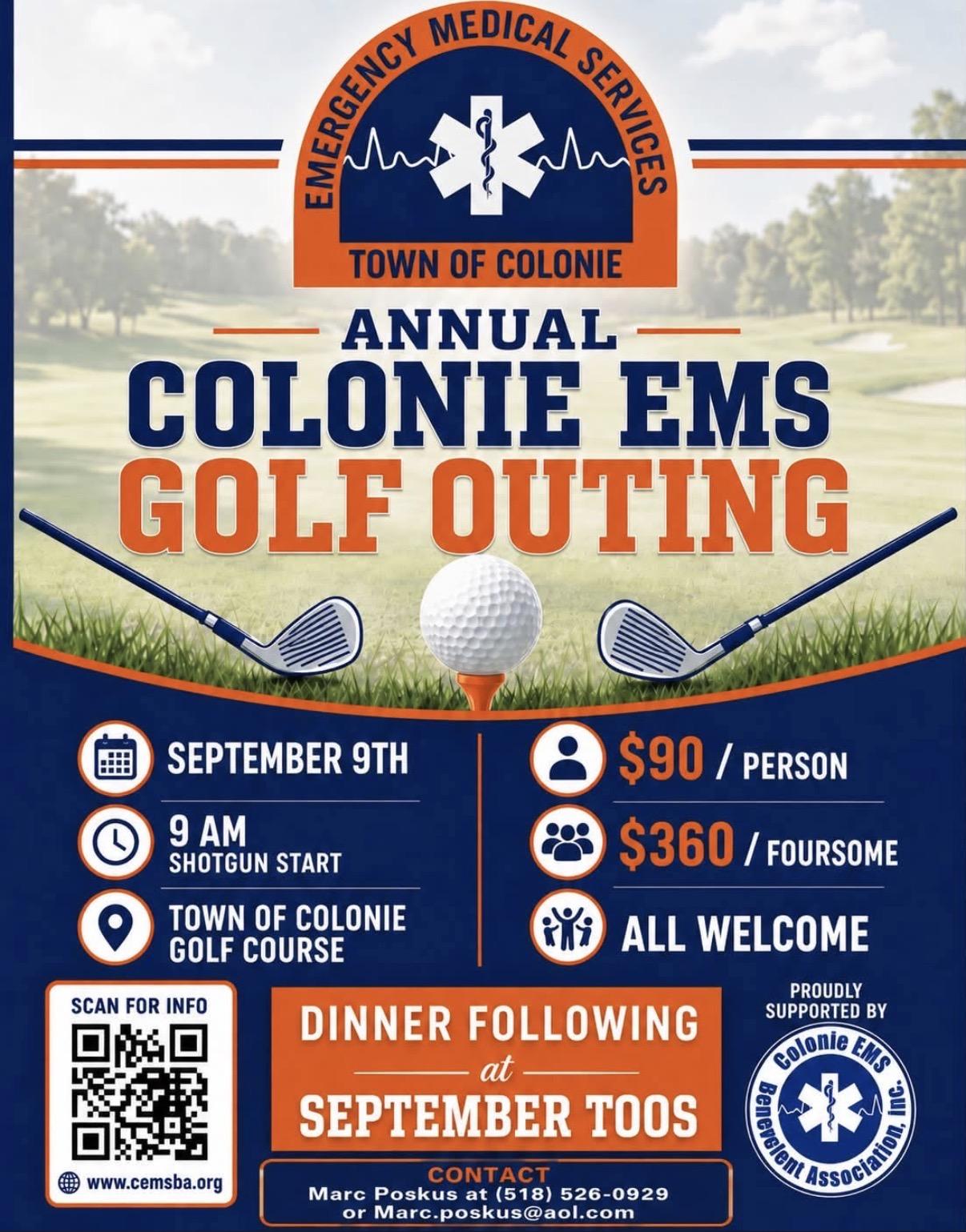 Annual Colonie EMS Golf Outing