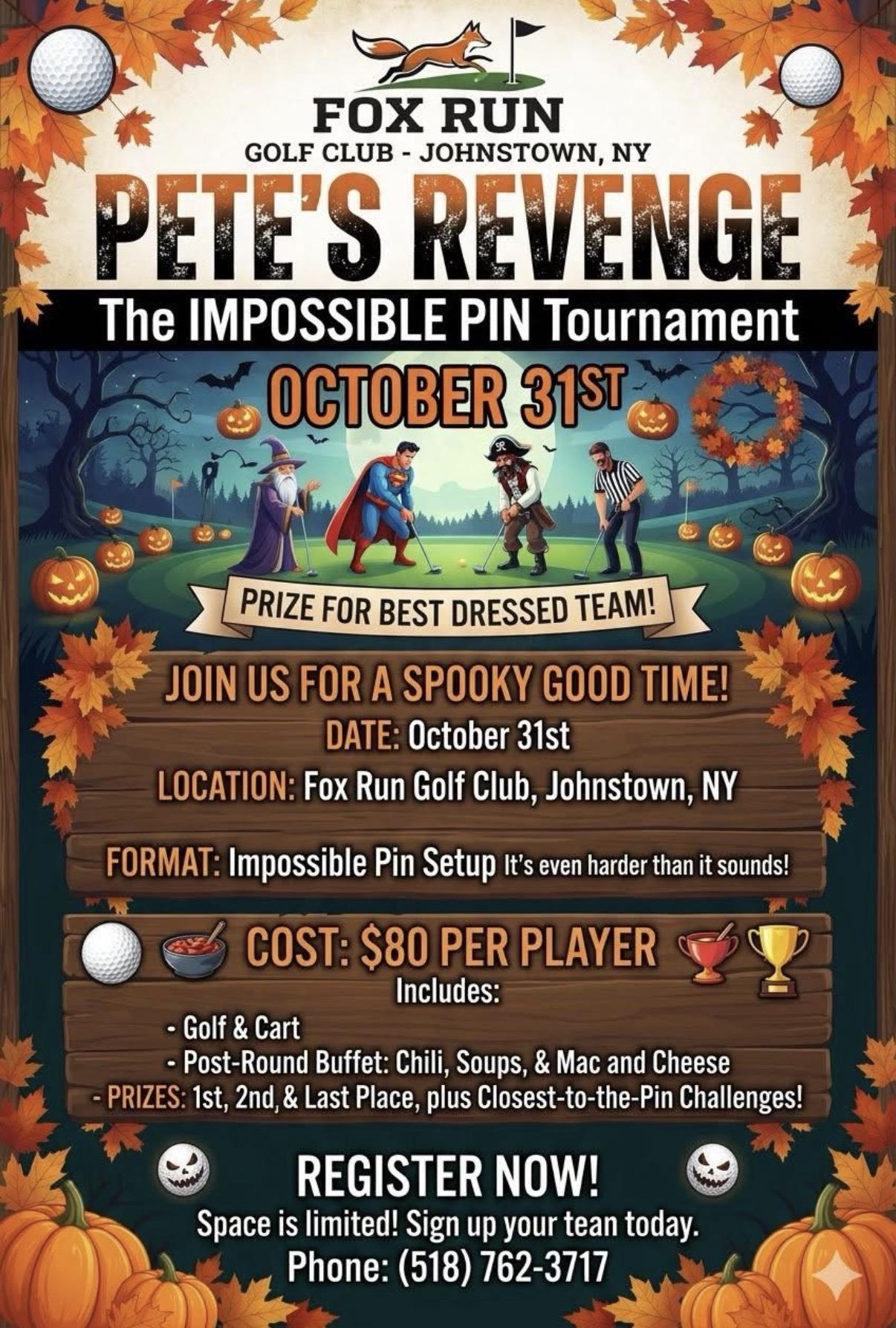 Pete's Revenge: The Impossible Pin Tournament